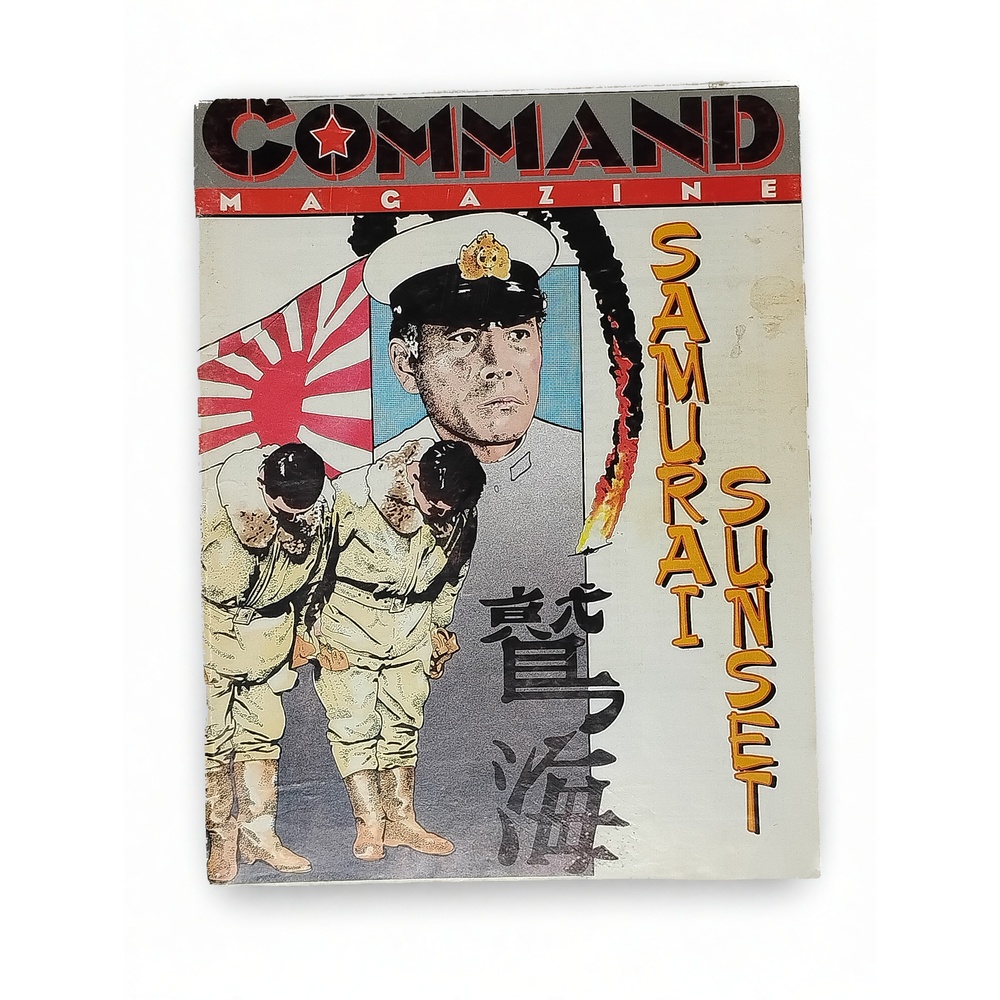 Command Magazine 3 Samurai Sunset 1990 Wargame Tabletop Naval Strategy History
